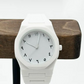 Aura White Wrist Watch – Modern & Elegant